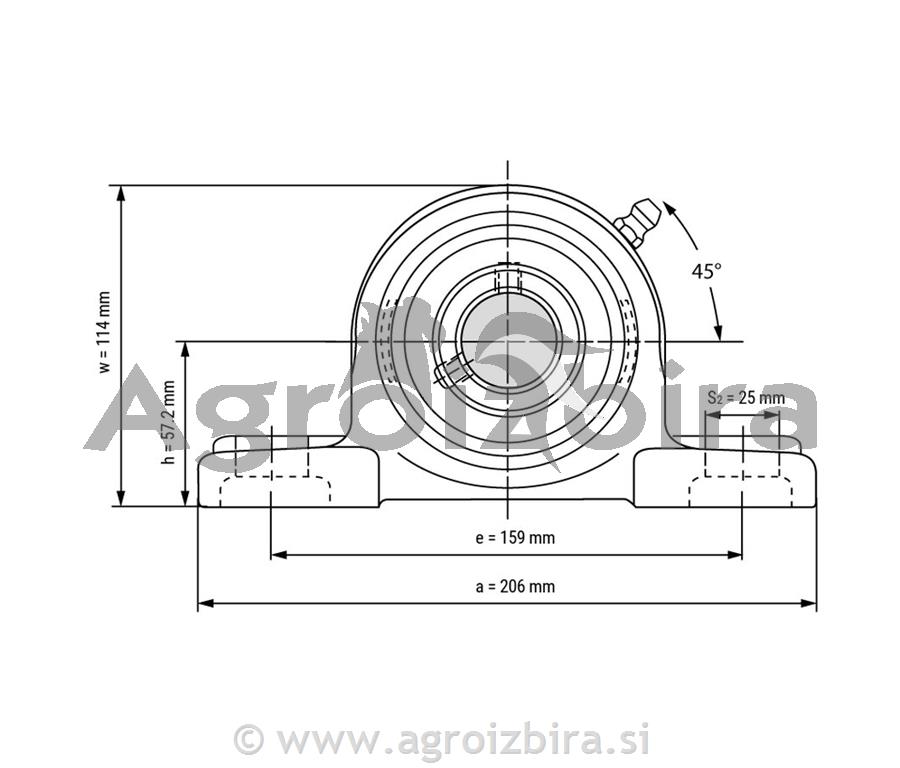 Ucp 210 подшипник размеры